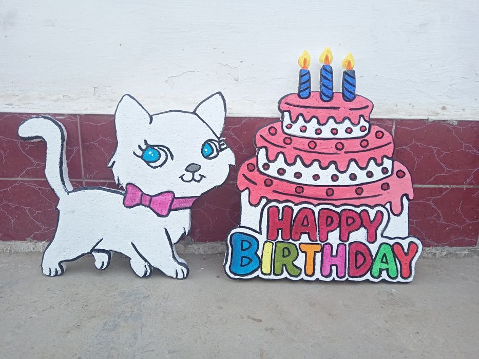 2D фигурки из пенопласта