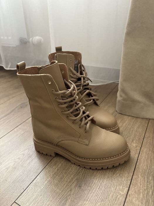 Зимние ботинки женские бежевые perfect pair женская обувь 36