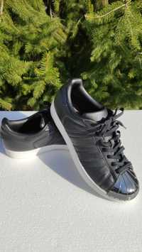 Adidas Superstar маратонки естествена кожа метален връх н.41 и 1/3