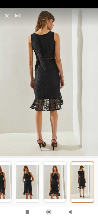 Рокля с дантела .