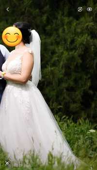 Булчинска / сватбена рокля L XL
