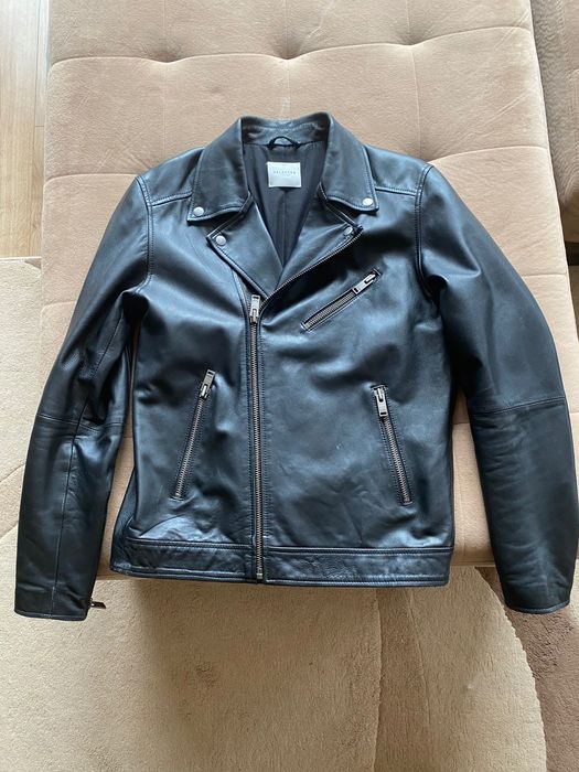 Selected Homme - Кожено яке B-02, Черно, М