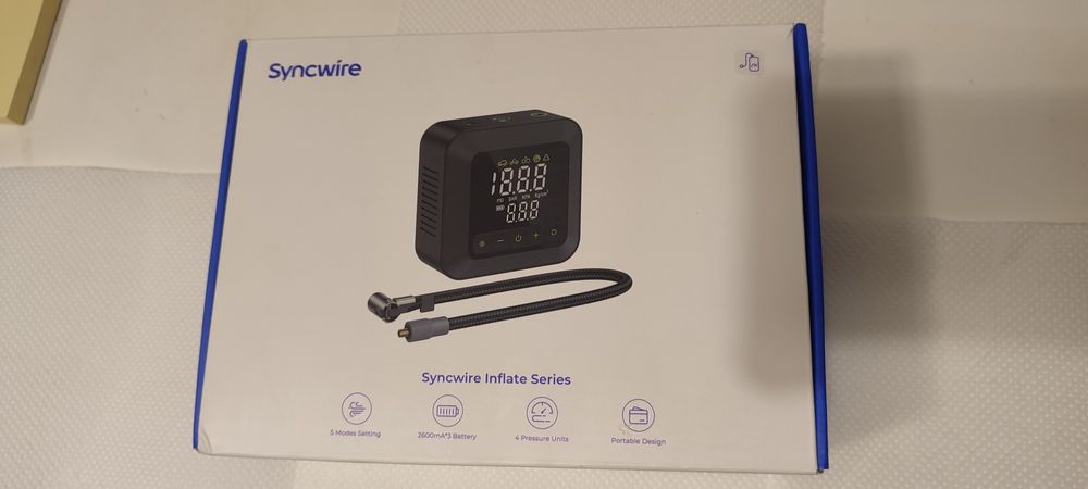 Compresor portabil Syncwire Inflate 280 10.35 Bar  multifunctional
