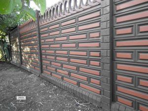 Gard prefabricat decorativ din beton armat Prahova