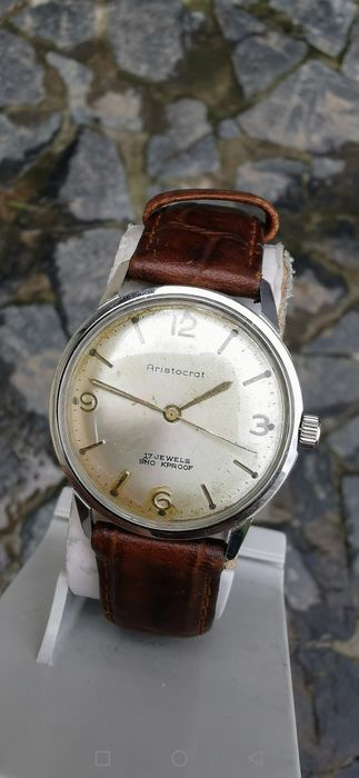 Ceas Aristocrat - Int.Manuala-Otel-34 mm-Funcționează Excelent!