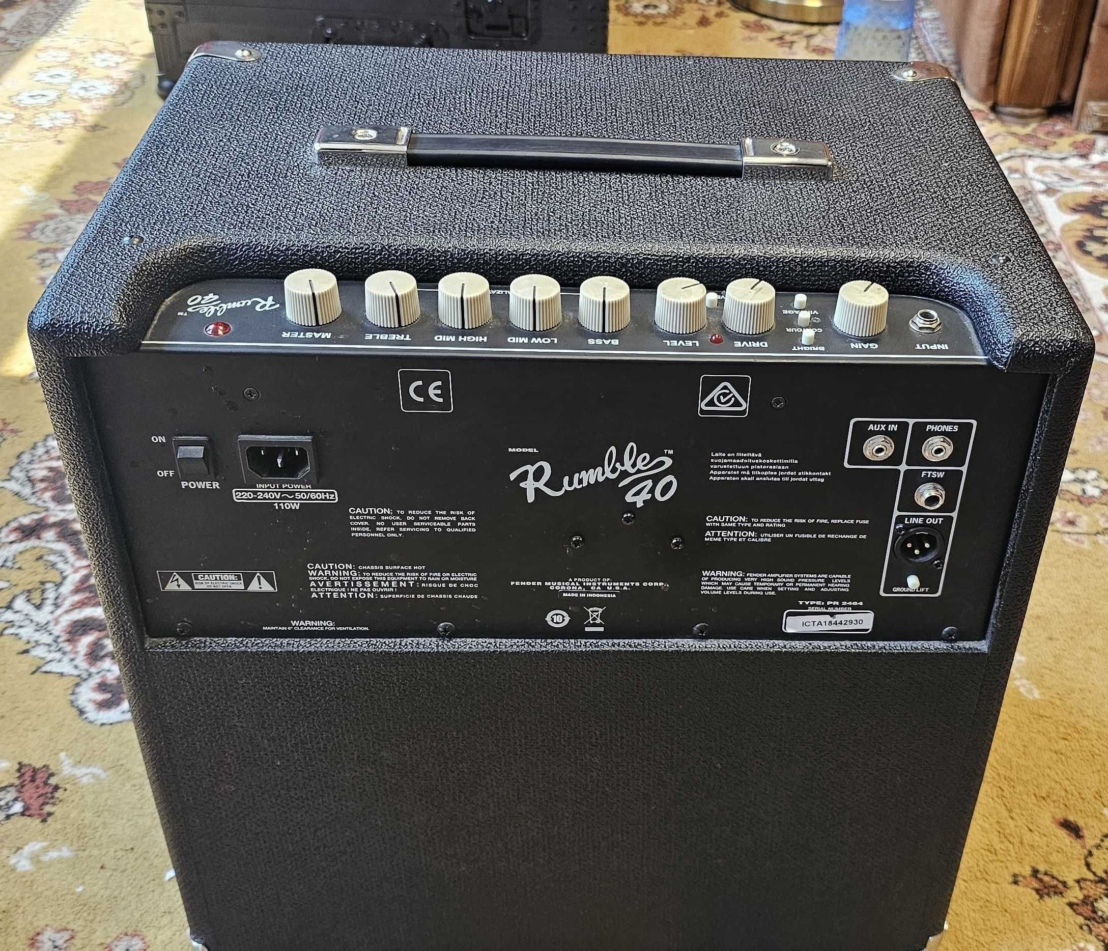 Amplificator chitara bass Fender Rumble 40