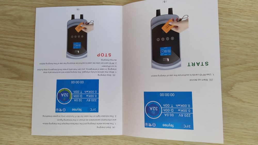 Stație de încărcare mașini electrice type 2