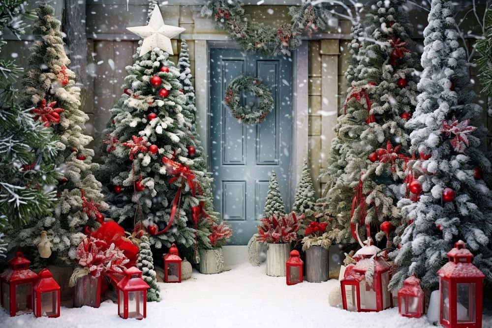 Бърз изработка! Коледни Фонове за домашна фотосесия или фотостудио