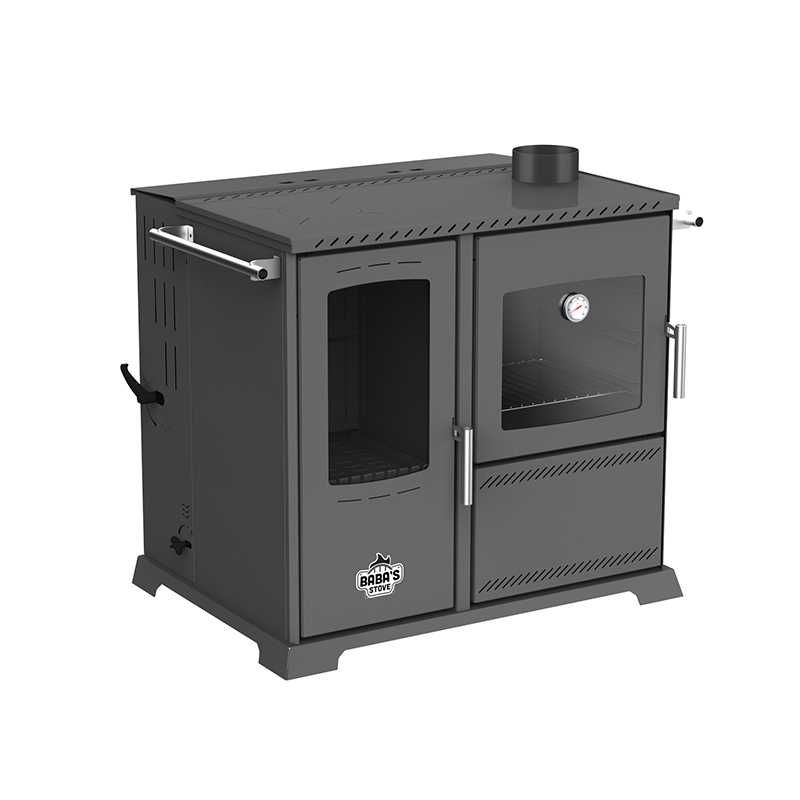 Soba pe lemne si peleti cu plita sau cuptor FLAME, SAPHIRE 8-12 kW