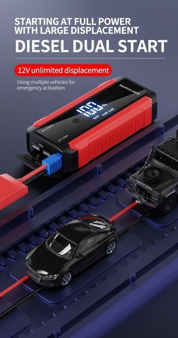 10000mah Авто пусковой аккумулятор Jump starter