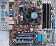 Дънна платка Asus P7H55D-M pro + Intel i3-540 с охладител + 8GB RAM