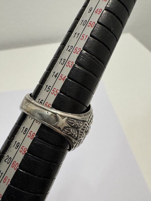 Inel (ghiul) argint United States Army. Sterling. Piatra