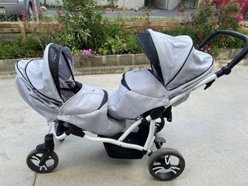 Бебешка количка за близнаци 3в1 Bebetto 42