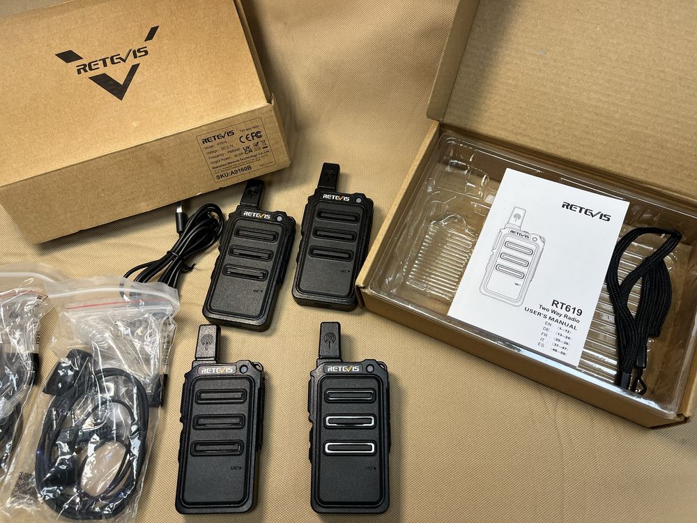 Retevis RT 619 walkie talkie radiostation радиостанция уоки токи