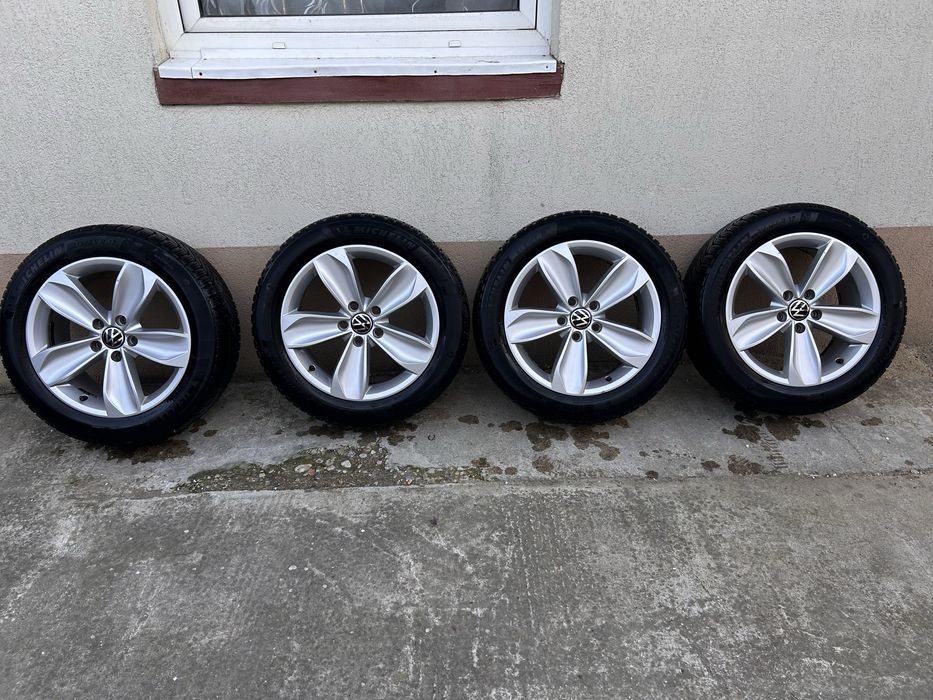 Vand jante 17 originale vw cu anvelope