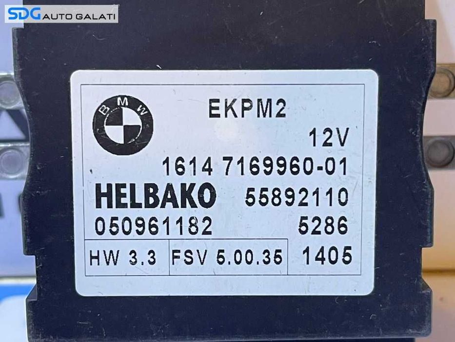 Unitate Modul Calculator Releu Pompa Combustibil Motorina BMW Seria 1 E81 E82 E87 E88 2004 - 2011 Cod 7169960 16147169960 [L3432]