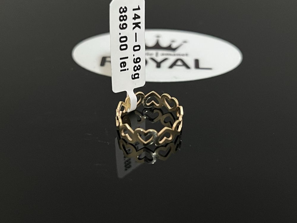 Bijuteria Royal CB : Inel copil aur nou 14k 0,93gr