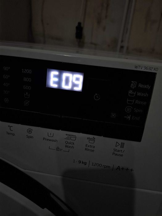 Beko masina de spalat cu eroare E09