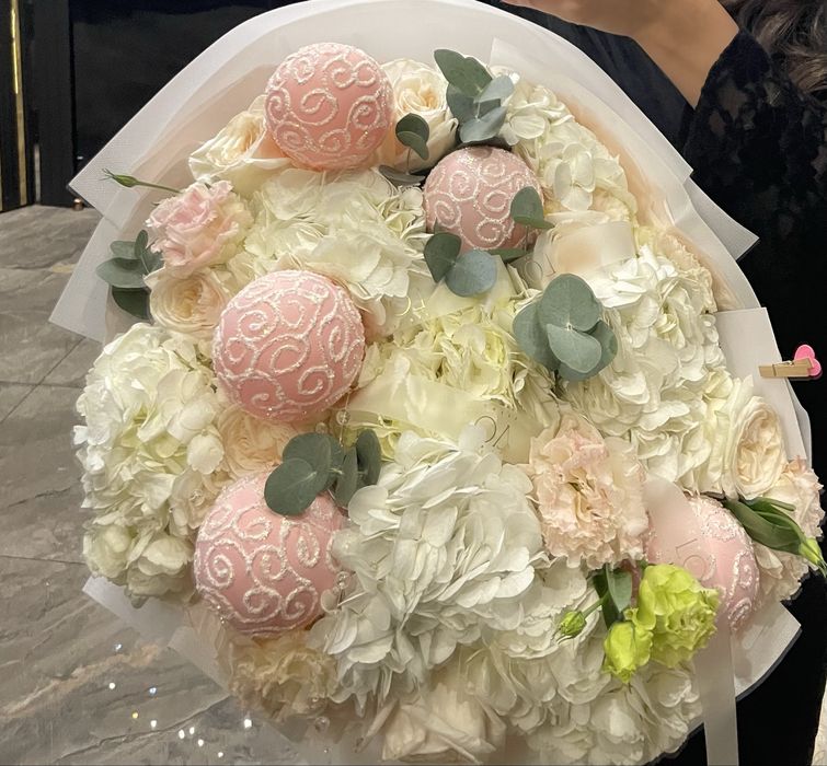 нежный букет20 спрей роз 7