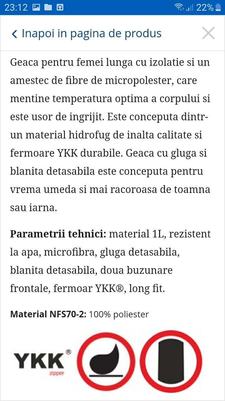Geaca iarnă Northfinder