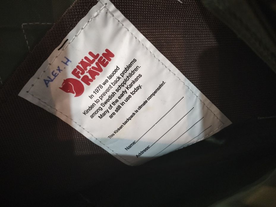 Rucsac Fjallraven și geaca Adidas XS-S femei .