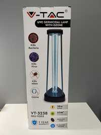 V-TAC UVC Бактерицидна Антивирусна Лампа с ОЗОН 38W 60М2 сензор