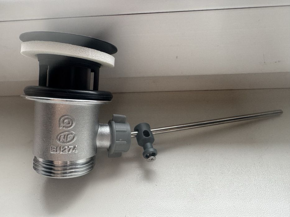 Сифон на chrome черен мат