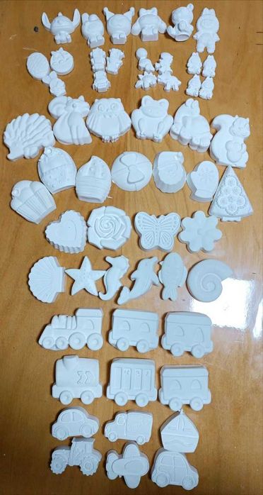 Набор гипсовых раскрасок