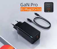 Зарядка Baseus GaN Pro 65W для ноутбука телефона Gan3 Gan5 Gan2 Lite