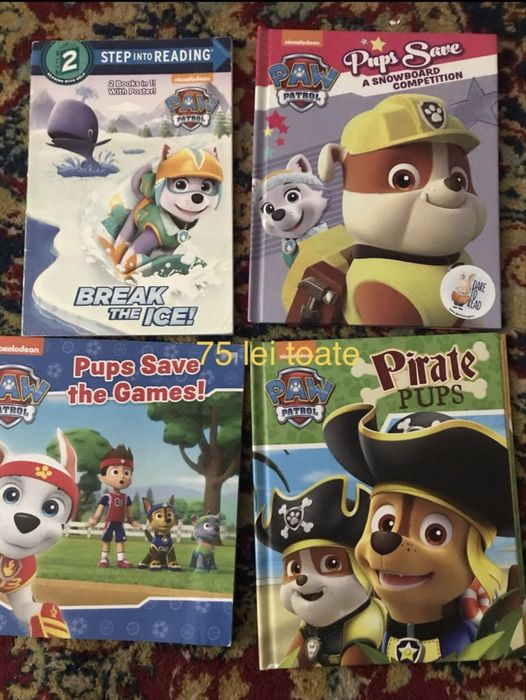 Carti Patrula Catelusilor in romana si engleza