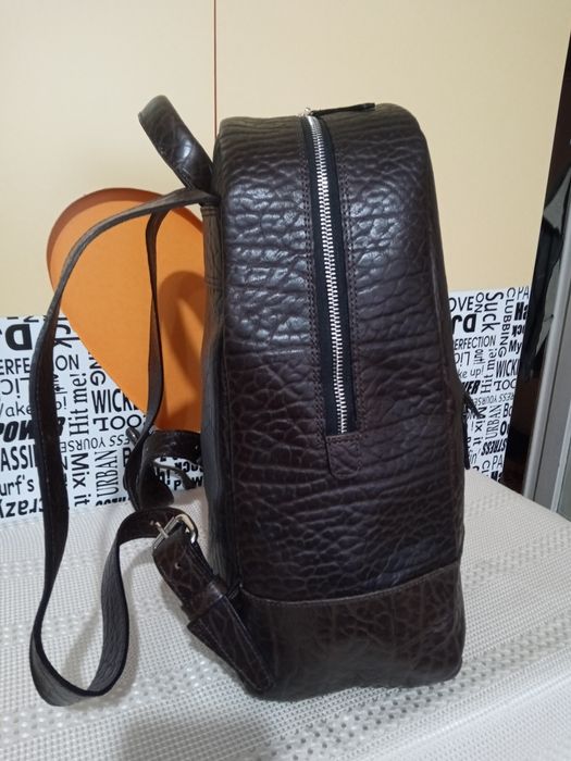 Rucsac mare piele naturală integral nou