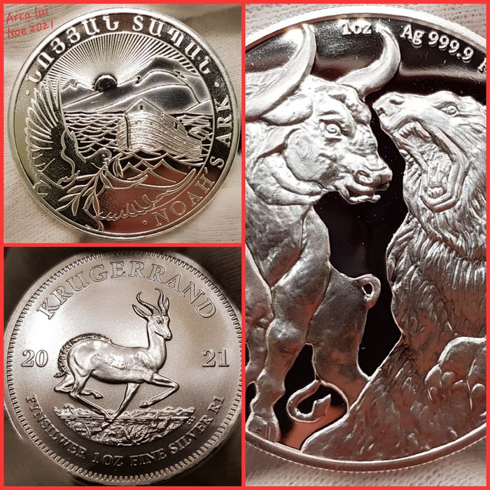 Maple Leaf Cangurul Britannia Filarmonica +++ monede argint lingou 999