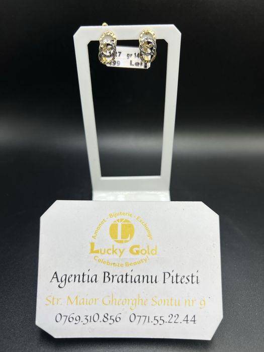 Cercei Aur 14k 1.27gr cod produs 20879