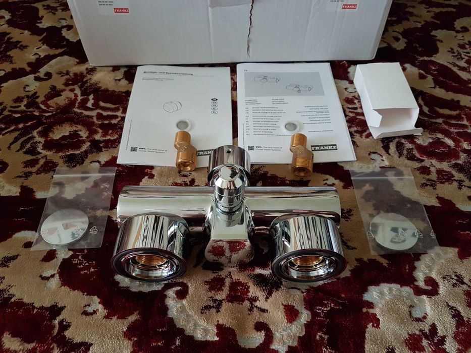 Robinet mixer de perete cu închidere automată, F5SM2002-KWC/FRANKE,NOU