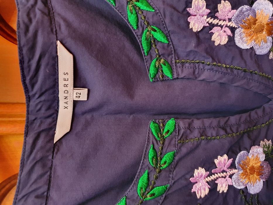 Rochie dama bumbac broderie