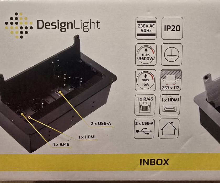 Priza birou Inbox DesignLight
