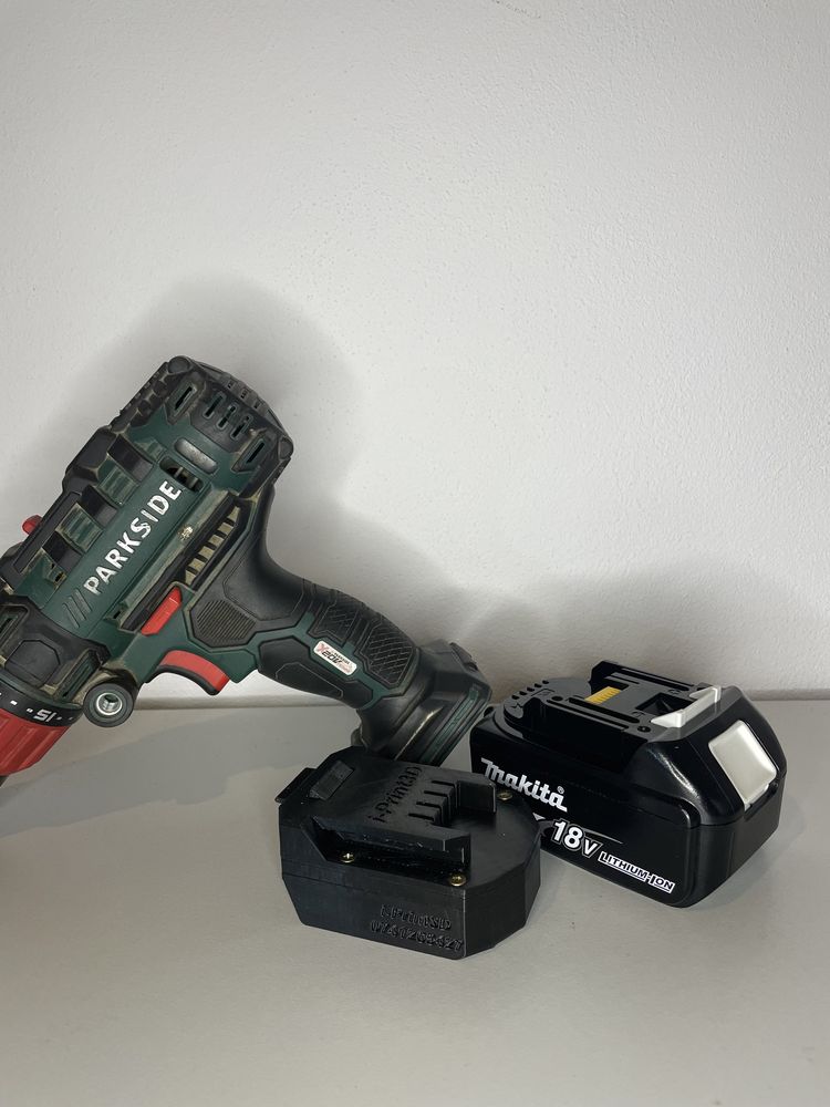 Adaptor de la baterii Makita LXT 18V la scule Parkside X20V Team