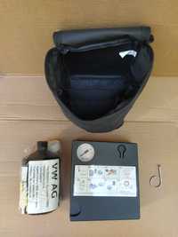 Kit pana Compresor auto umflat roti+solutie originale Skoda Seat Audi