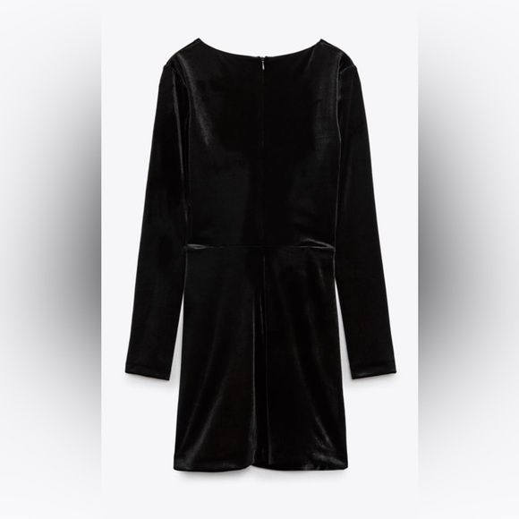 Велвет рокля Zara