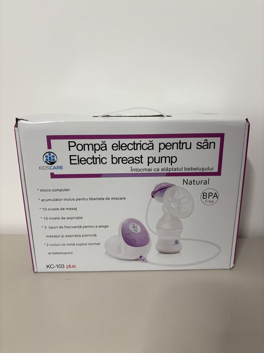 Pompa san electrica Kidscare, folosita de maxim 3 ori