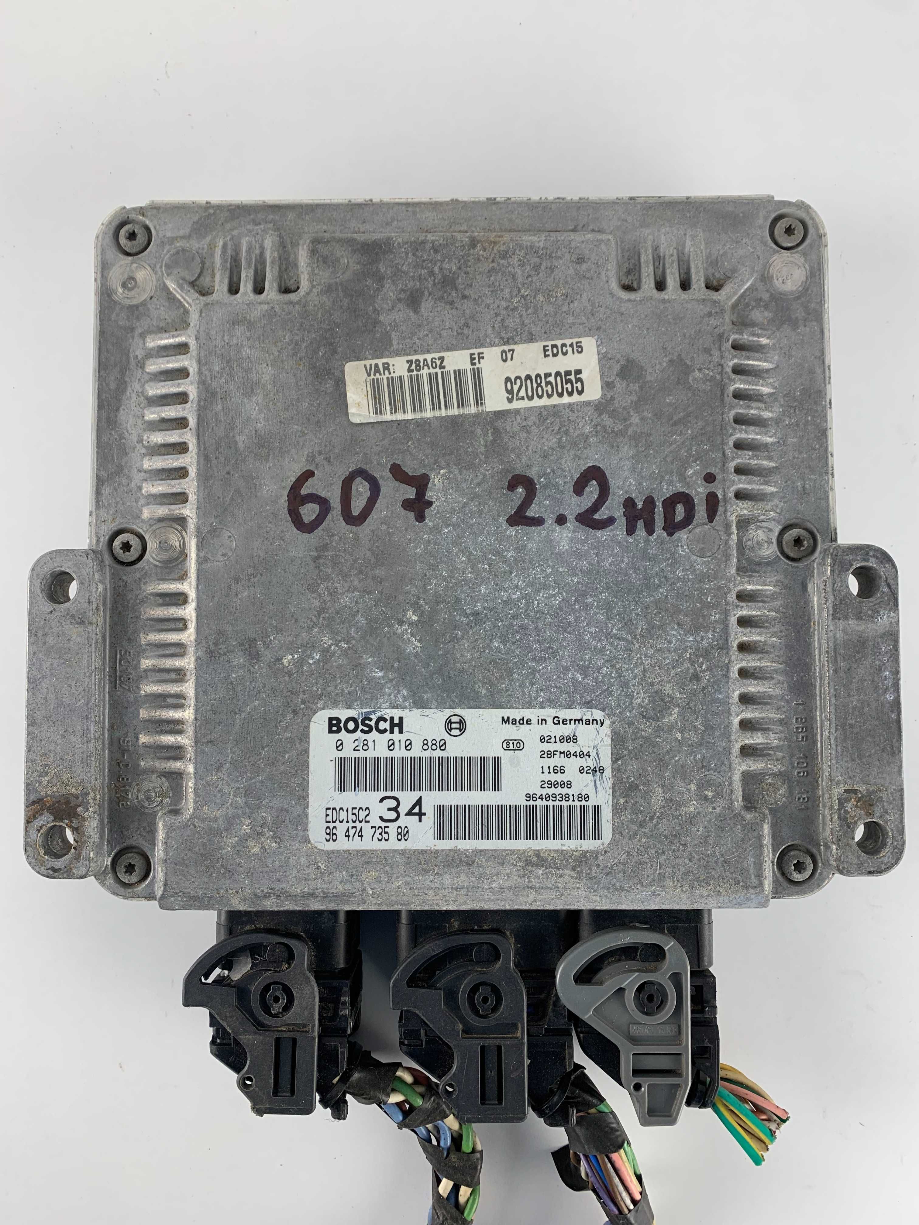 Компютър двигател за Пежо 607 2.2HDi Peugeot 607