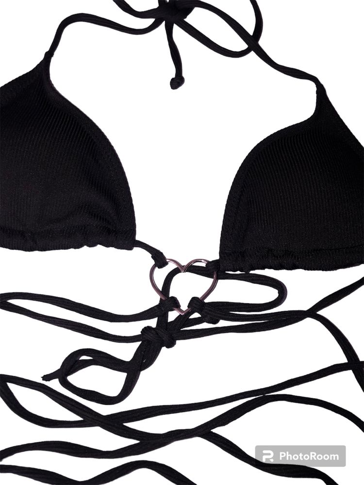 Set bikini Shein (costum de baie 2 piese) cu inimioare