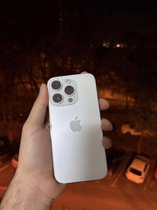 Vand iPhone 14 PRO 128 GB Silver 86% bateria sau schimb