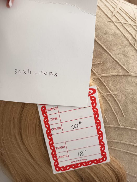 100%естествена европейска коса за трайно поставяне.