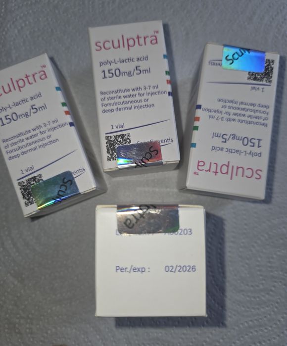 Sculptra poly-L-lactic 150mg/5 ml