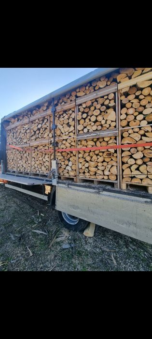 Lemne de foc taiate sparte paletizate
