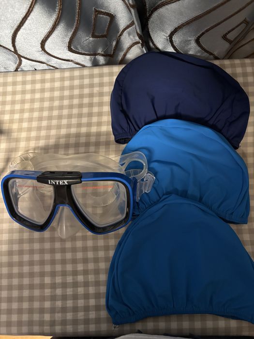 Шапки и очила  за плуване