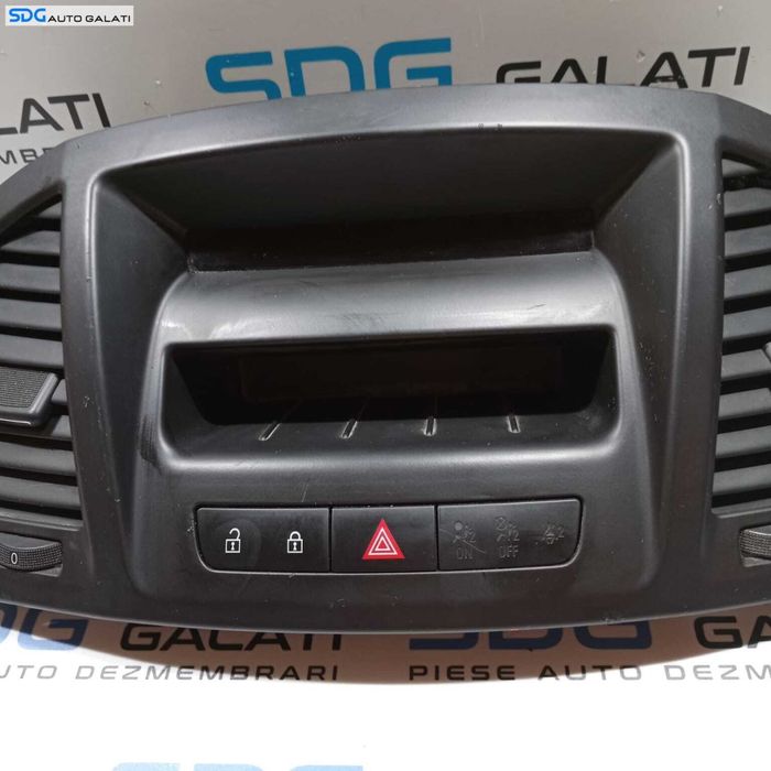 Rama Consola Ornament Gura Grila Aer Aerisire Ventilatie Bord Centrala Opel Insignia A 2008 - 2017 Cod 495050031 13274792 [2608]