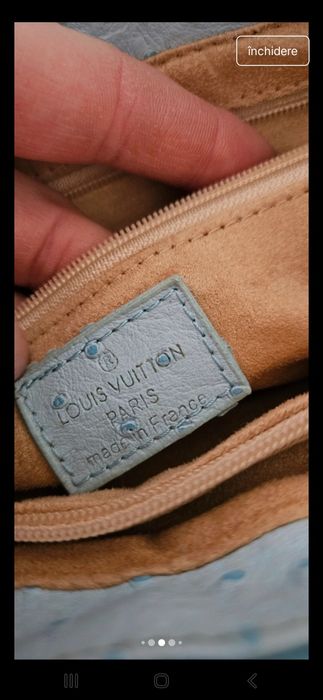 Geanta monocrom inspirație LV