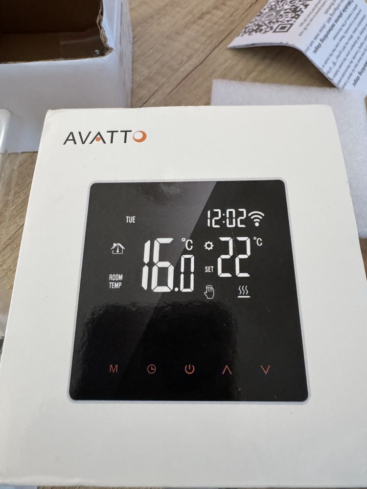 AVATTO Tuya WiFi Smart Thermostat умен термостат подово